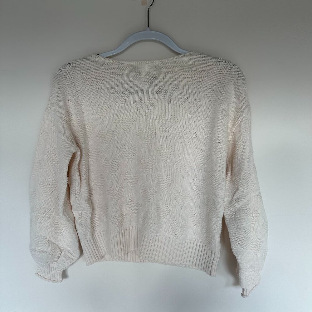 LOFT Heart-Knit Sweater